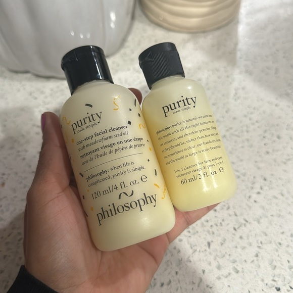✨Philosophy Purity Made Simple Set One-Step Facial Cleanser & 3-in- One Cleanser - Picture 3 of 4